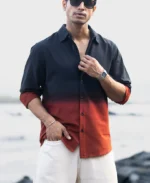 Black And Brown Ombre Shirt - Image 4