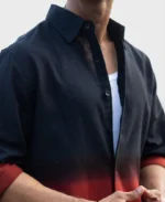 Black And Brown Ombre Shirt - Image 5