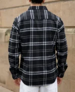 Black Brushed Checkrd Shirt - Image 6