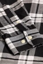 Black Checkered Shirts - Image 2