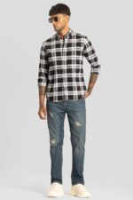 Black Checkered Shirts - Image 3