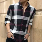 Black Checks Button Down Shirt