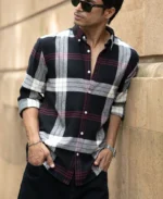 Black Checks Button Down Shirt