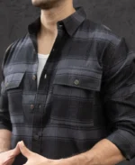 Black Checks Shirt - Image 3
