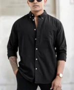 Black Oxford Shirt - Image 4