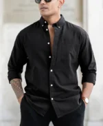 Black Oxford Shirt - Image 5