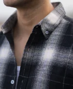 Black Structured Button Down Shirt - Image 6