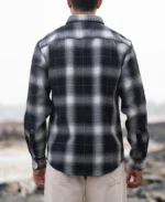 Black Structured Button Down Shirt - Image 7