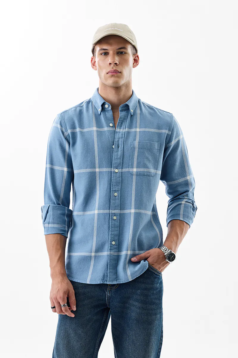Blue Checks Oxford Shirt