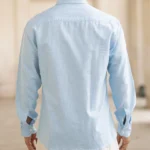 Blue Micro Checked Shirt