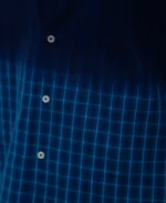 Blue Ombre Checks Shirt - Image 4