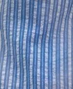 Blue Seersucker Striped Shirt - Image 4