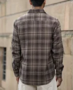 Brown Structured Checks Shirt - Image 3