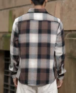 Brown Twill Check Shirt - Image 3