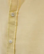 Butter Yellow Linen Blend Shirt - Image 4