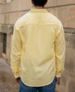 Butter Yellow Linen Blend Shirt - Image 3