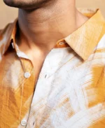 Butterscotch Abstract Print Shirt - Image 5