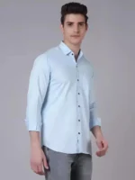 Classic Light Blue Shirt – Clean Casual Style - Image 3