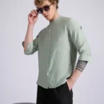 Collar Plain Shirt - Pista