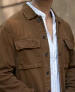 Dark Brown Denim Overshirt - Image 4