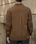 Dark Brown Denim Overshirt - Image 5