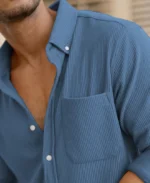 Dark Sky Knitted Cord Shirt - Image 5