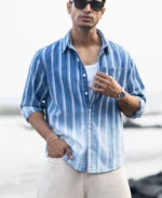 Denim Stripe Ombre Shirt