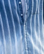 Denim Stripe Ombre Shirt - Image 5