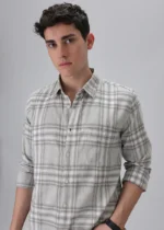 Grey Check Shirt