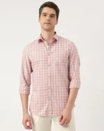Pure Cotton Spread Collar Shirt