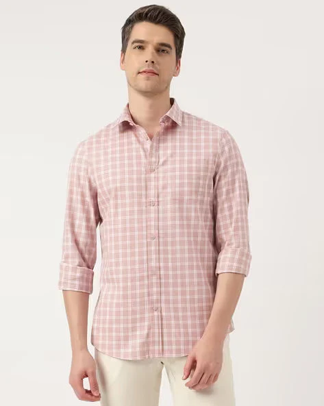 Pure Cotton Spread Collar Shirt Pure Cotton Spread Collar Shirt - Image 1