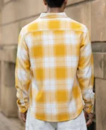 Yellow Structured Checks Buttondown Shirt - Image 3