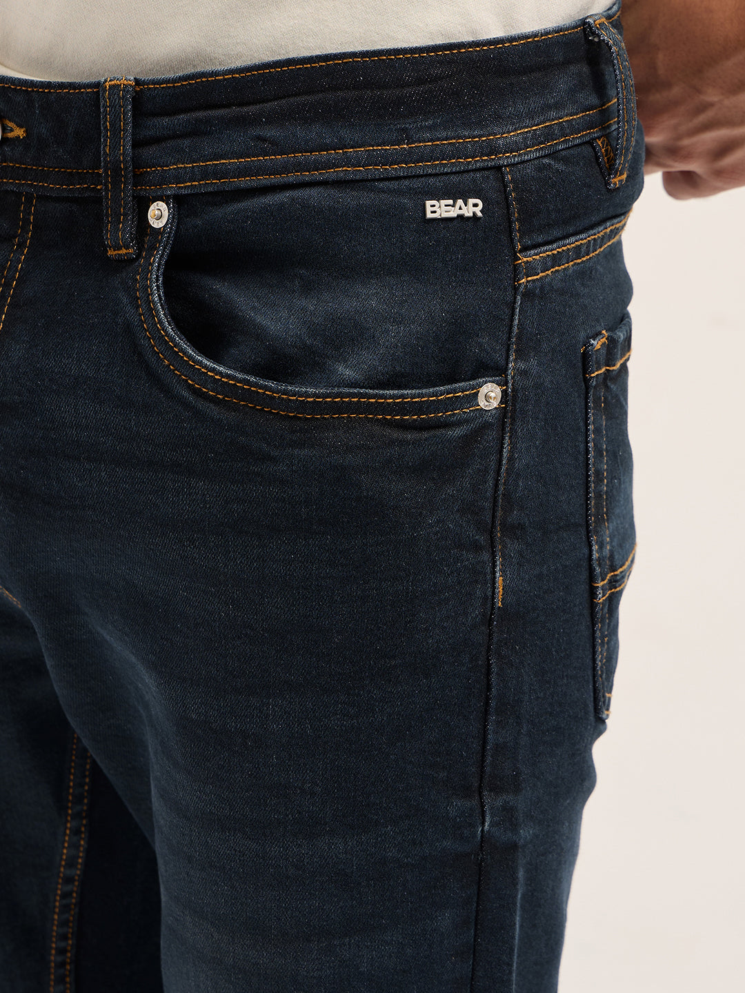dark blue with light fade mid rise skinny fit jeans dark blue with light fade mid rise skinny fit jeans