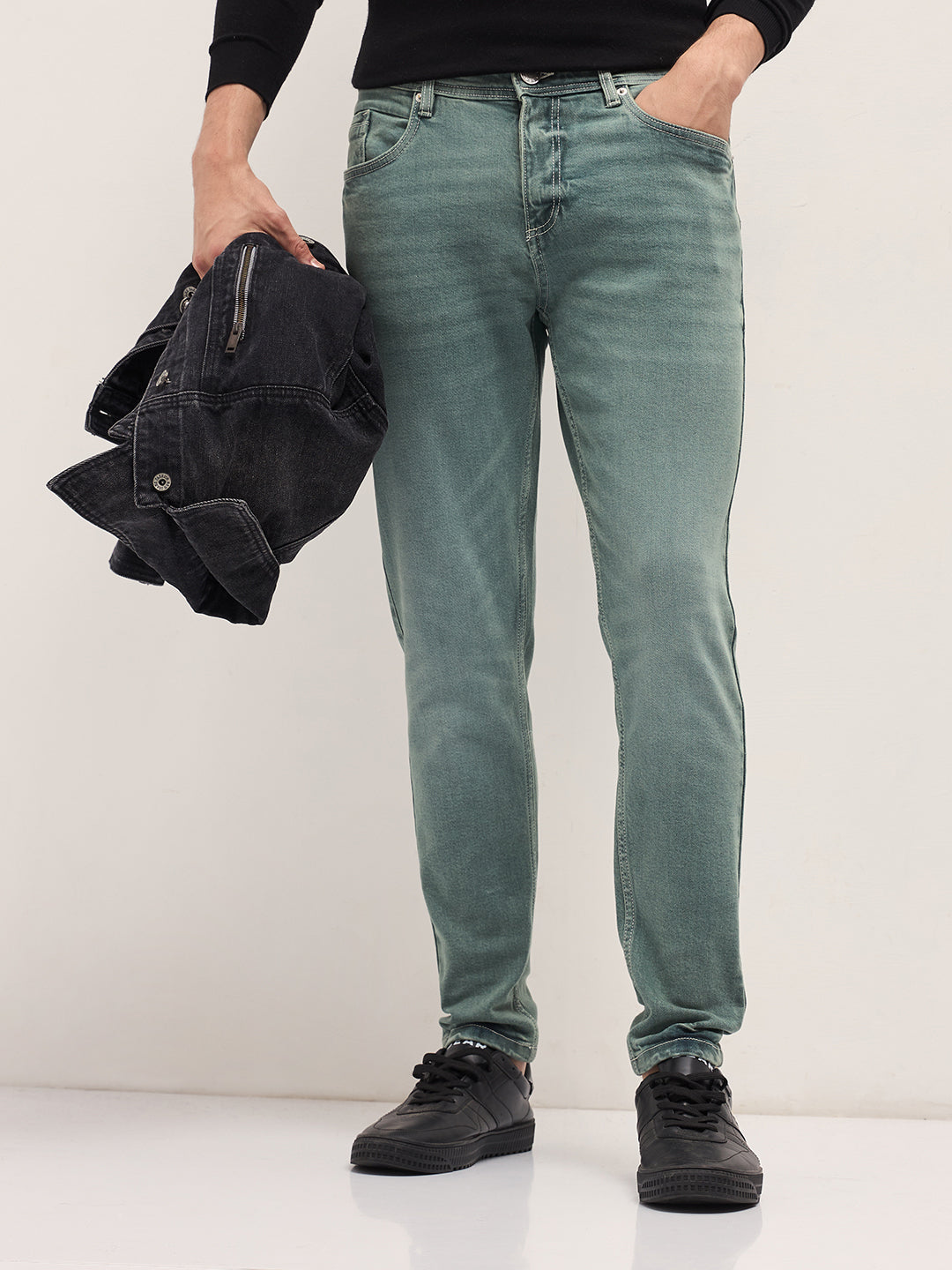 stylish olive jeans with comfortable stretch and skinny fit stylish olive jeans with comfortable stretch and skinny fit