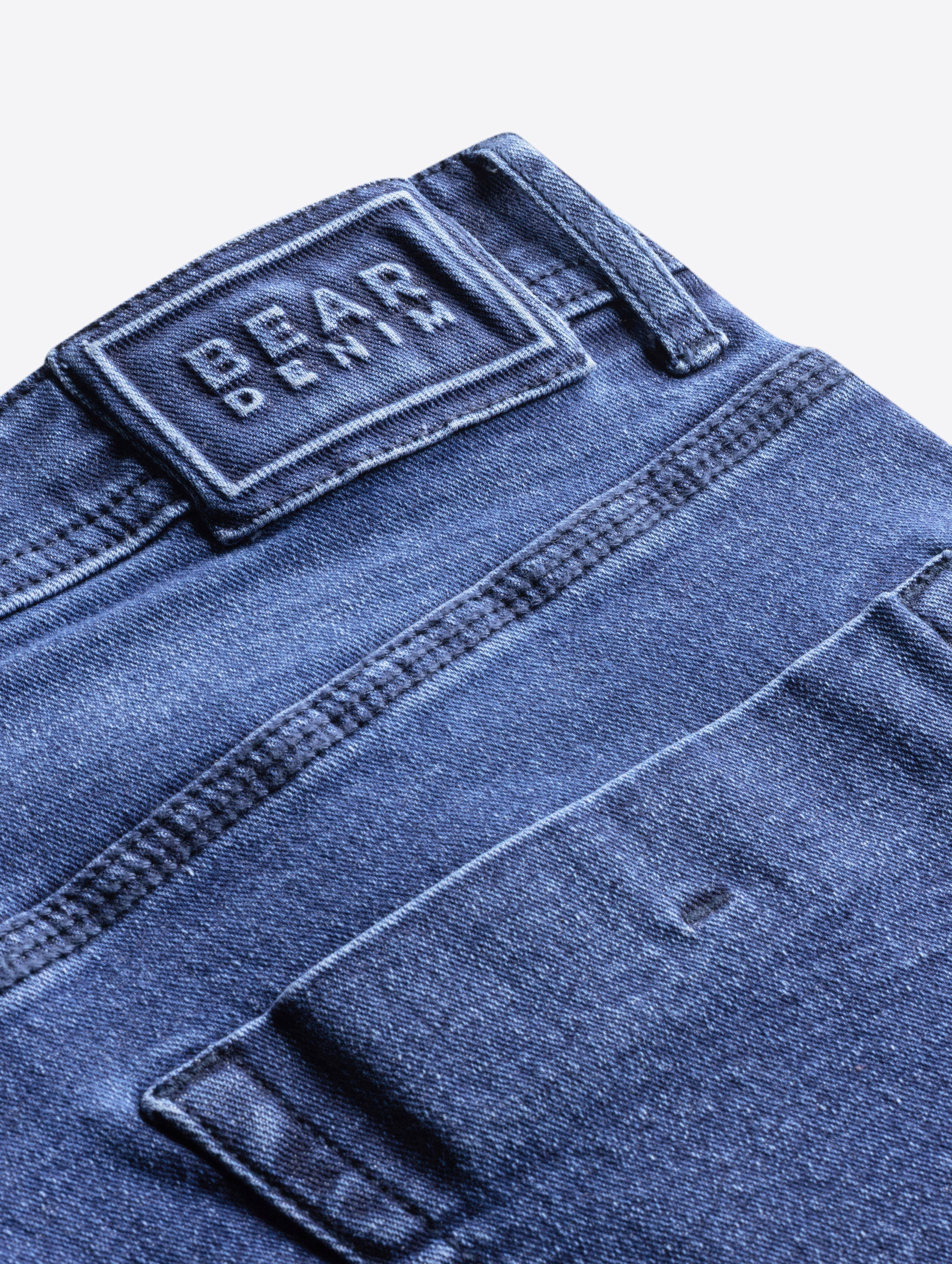 mid blue mid rise bootcut jeans with mid fade mid blue mid rise bootcut jeans with mid fade