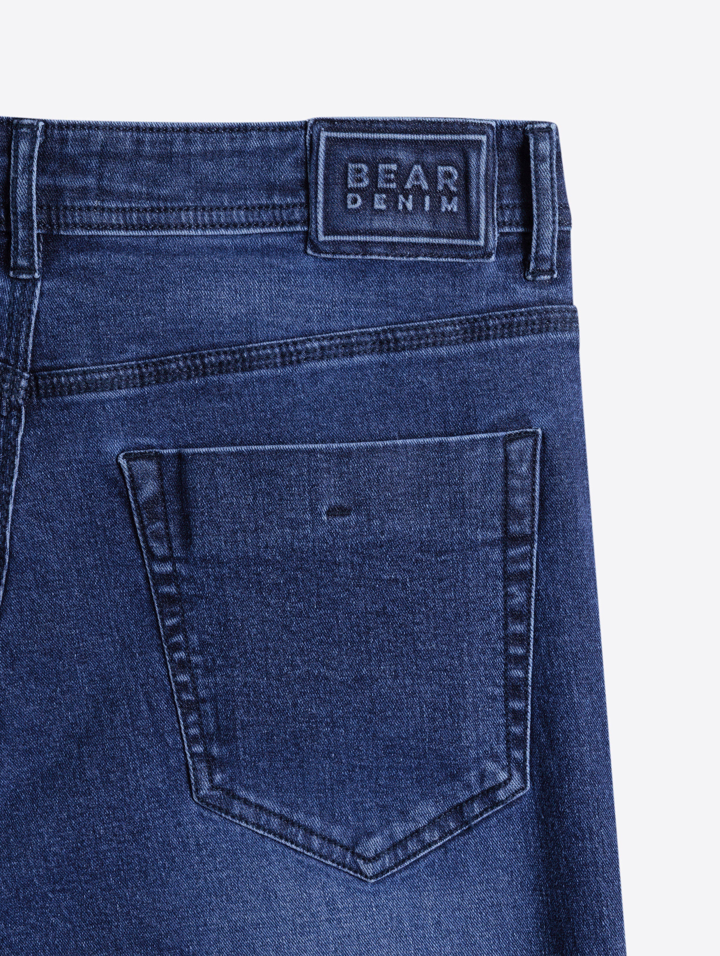 mid blue mid rise bootcut jeans with mid fade mid blue mid rise bootcut jeans with mid fade