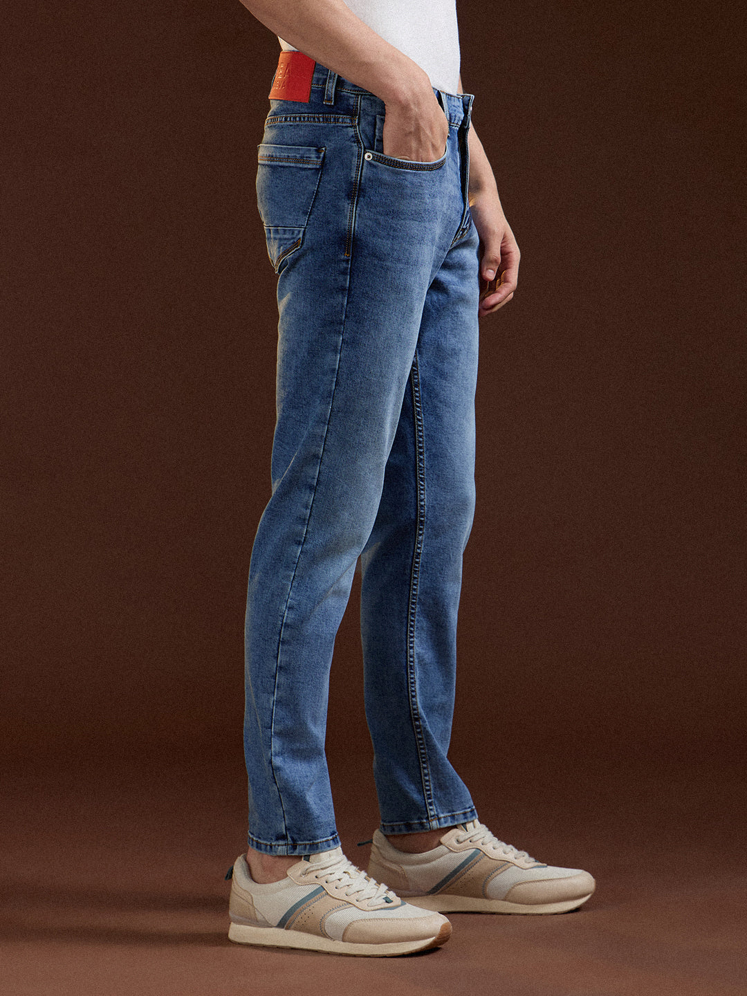 light blue with mid fade slim fit mid rise jeans light blue with mid fade slim fit mid rise jeans