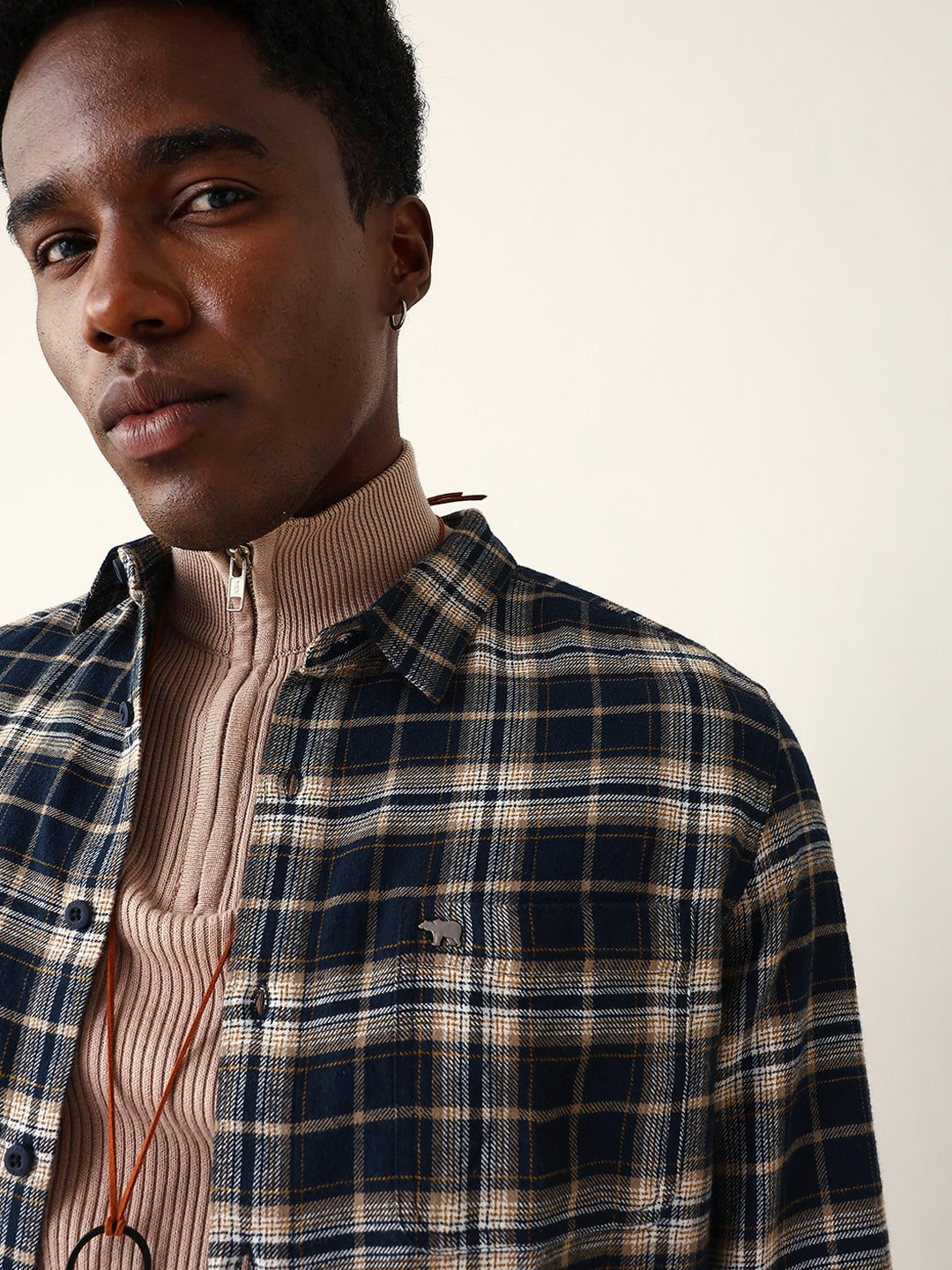 navy blue flannel woven checked slim fit casual shirt navy blue flannel woven checked slim fit casual shirt