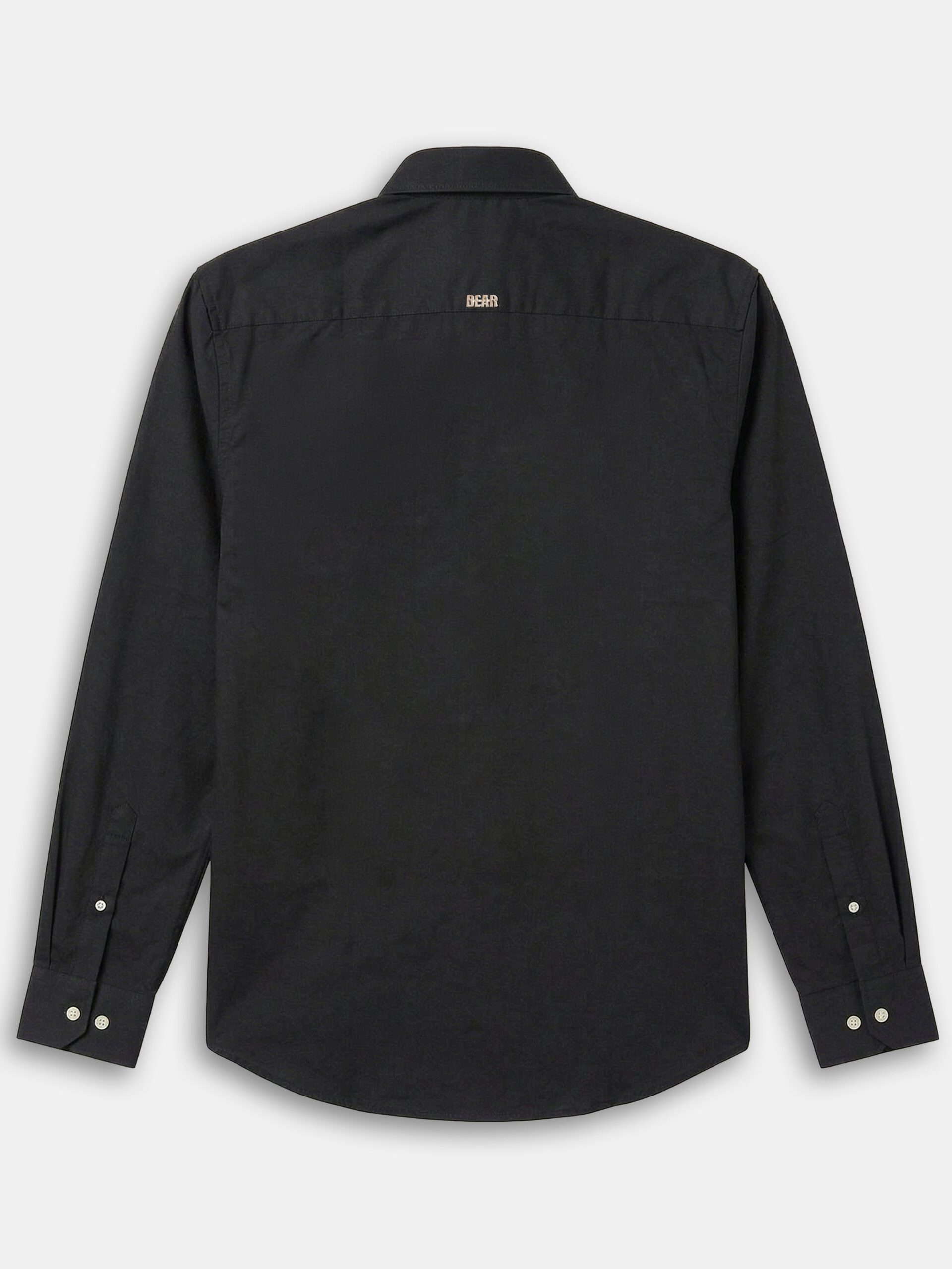 black solid slim fit casual shirt black solid slim fit casual shirt