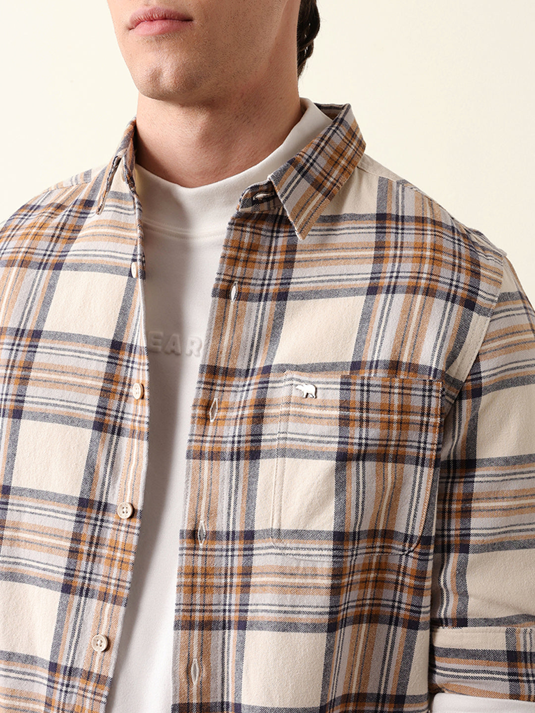 multicolor flannel check slim fit casual shirt multicolor flannel check slim fit casual shirt