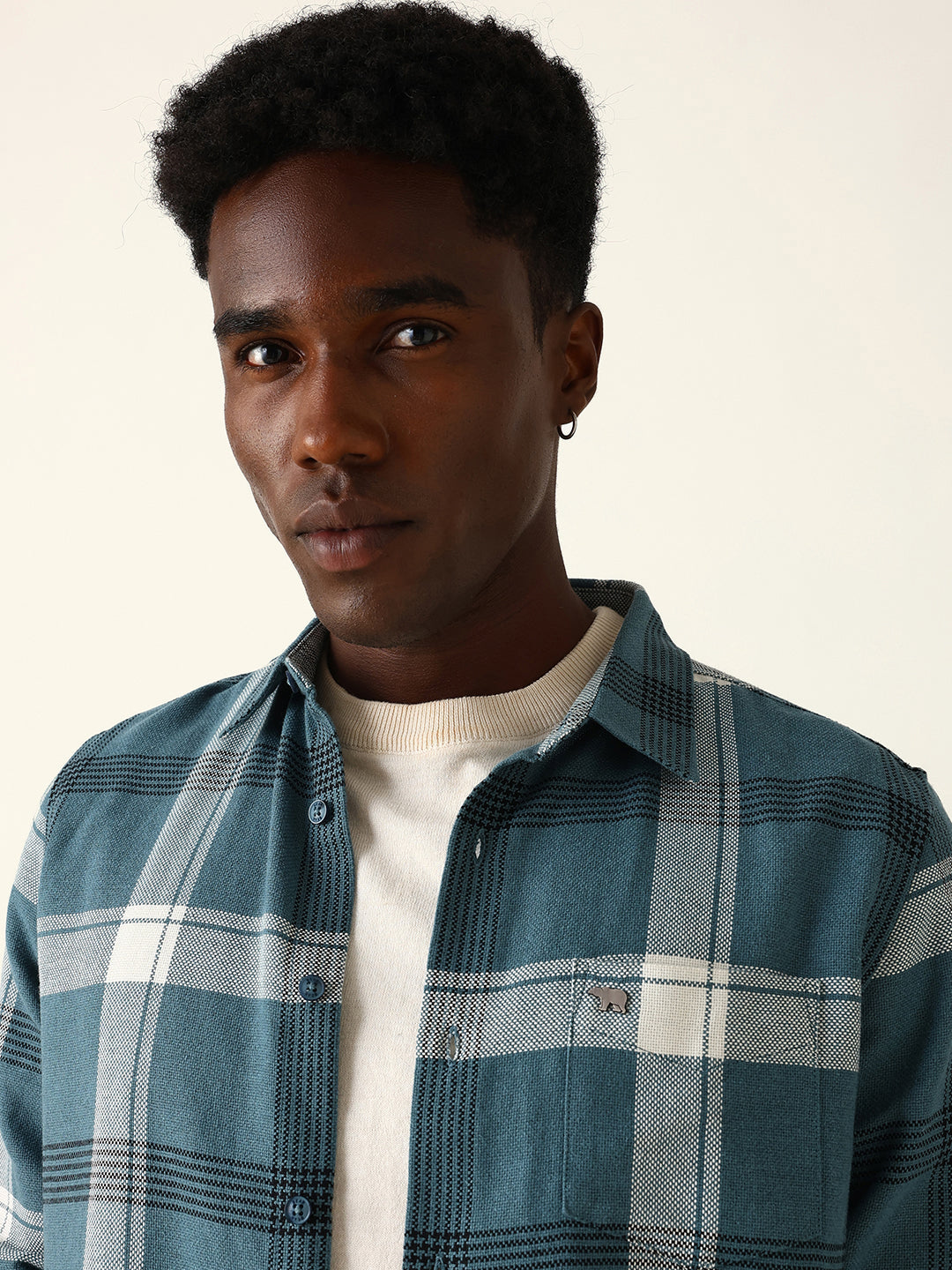 blue woven check slim fit casual shirt blue woven check slim fit casual shirt