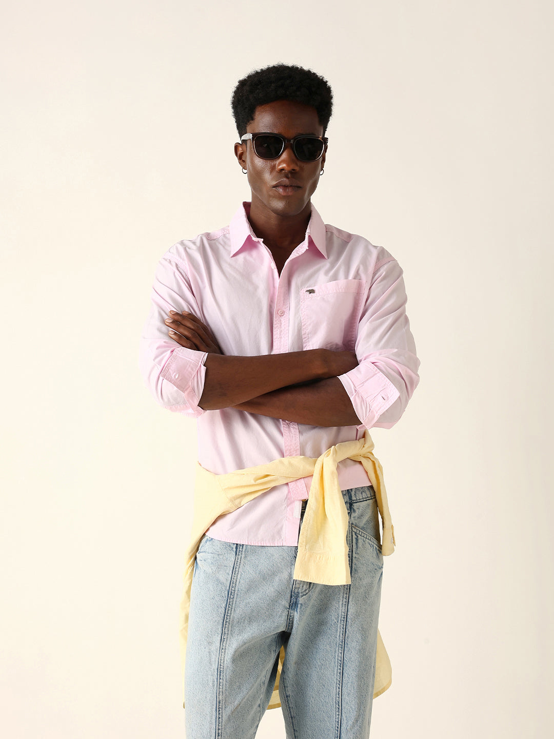 pink solid cotton relaxed fit casual shirt pink solid cotton relaxed fit casual shirt