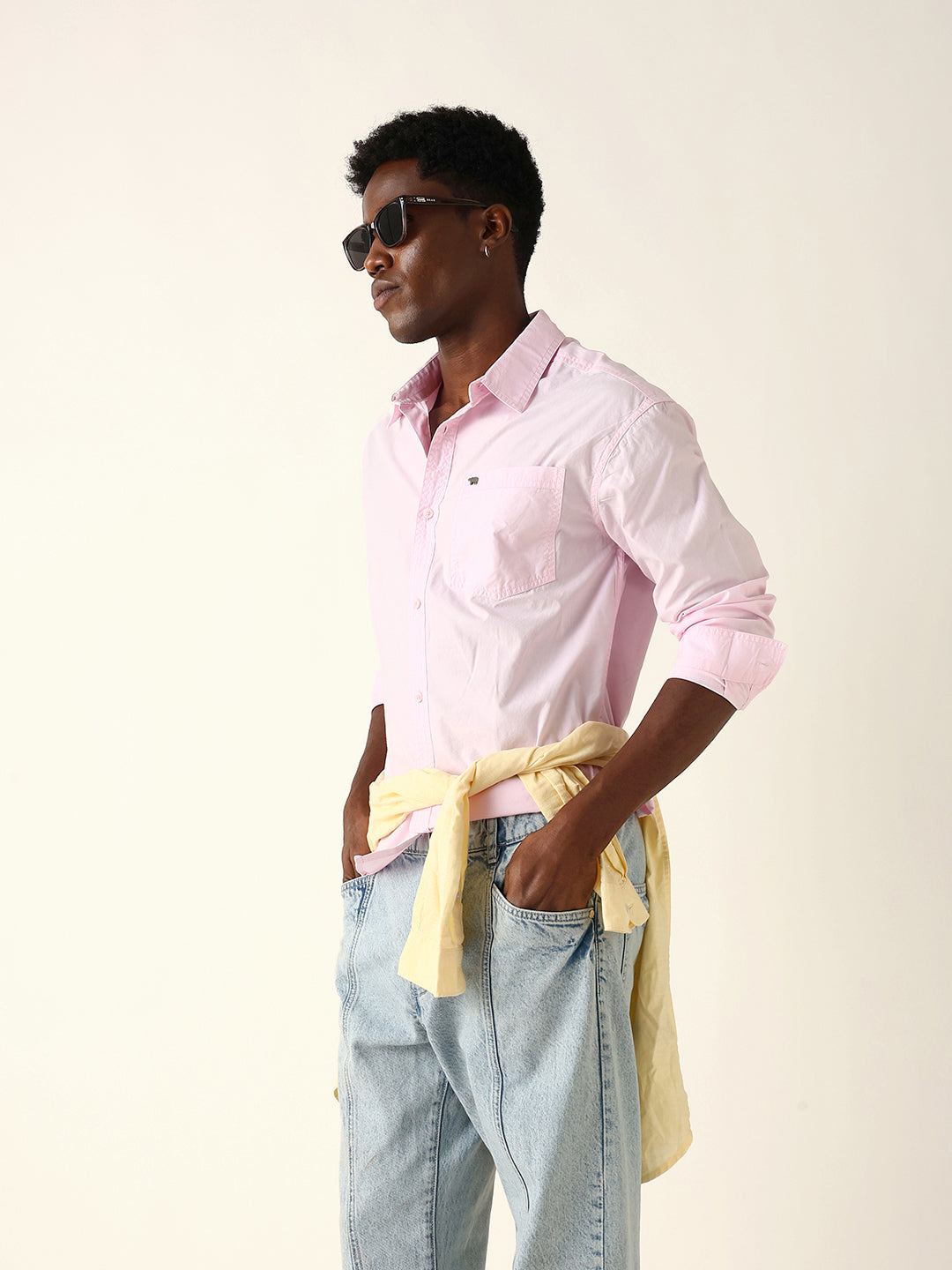 pink solid cotton relaxed fit casual shirt pink solid cotton relaxed fit casual shirt