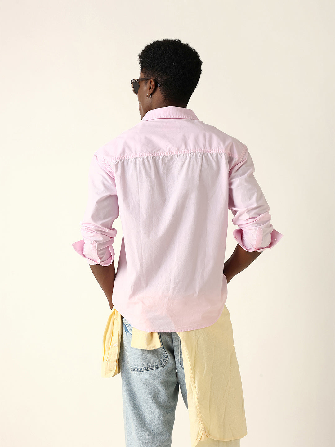 pink solid cotton relaxed fit casual shirt pink solid cotton relaxed fit casual shirt