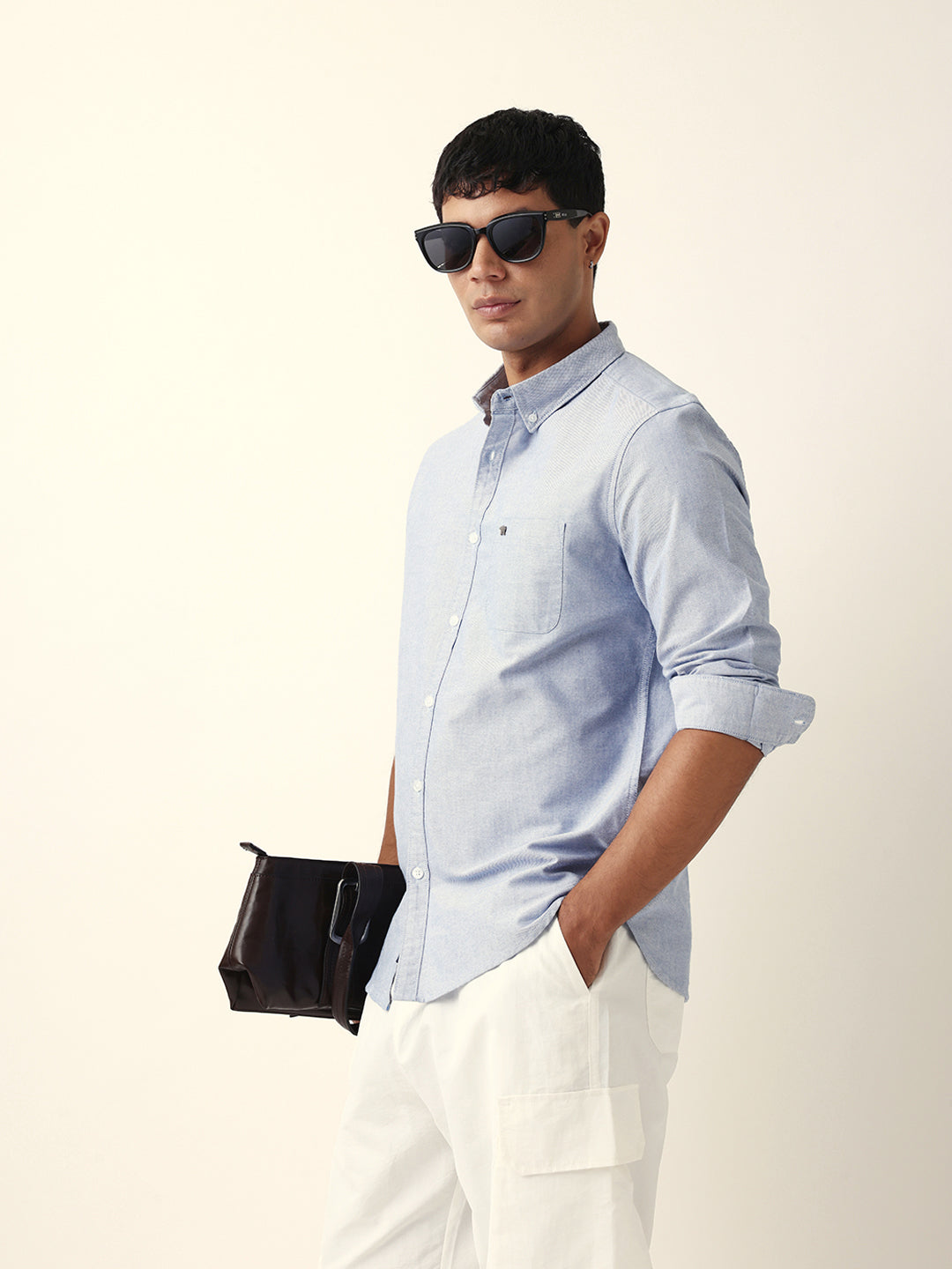 blue slim fit casual solid shirt blue slim fit casual solid shirt