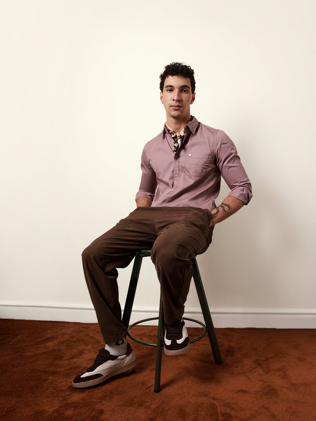pink solid cotton slim fit casual shirt pink solid cotton slim fit casual shirt