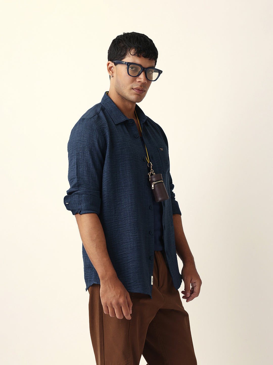 blue textured solid slim fit casual shirt blue textured solid slim fit casual shirt