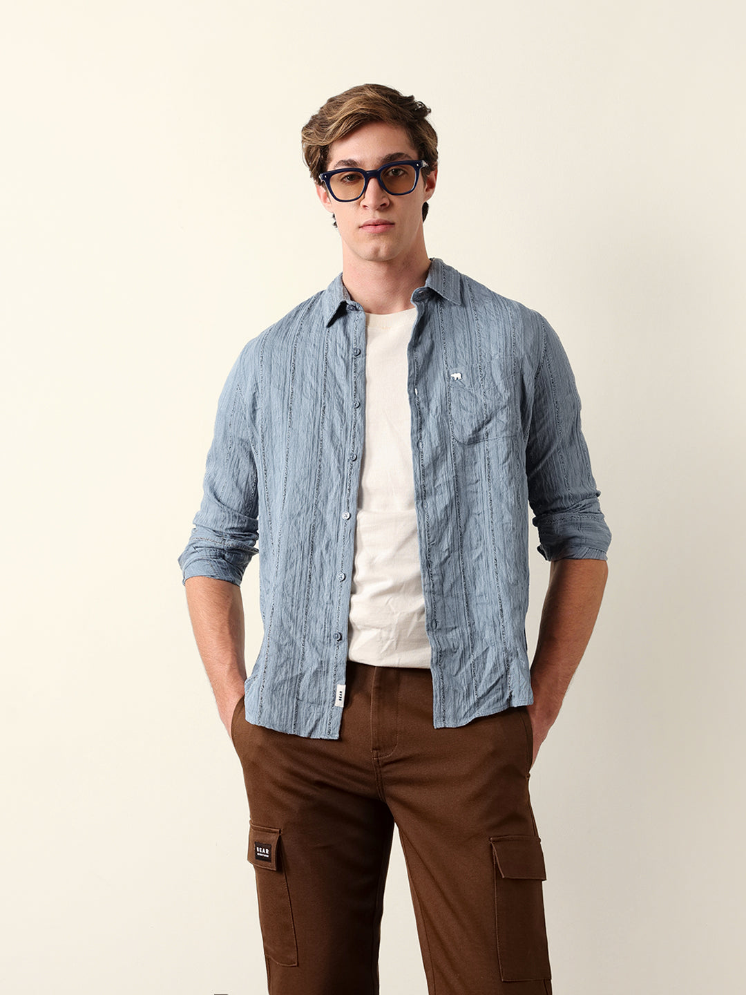 blue vertical seersucker pinstripe slim fit casual shirt blue vertical seersucker pinstripe slim fit casual shirt