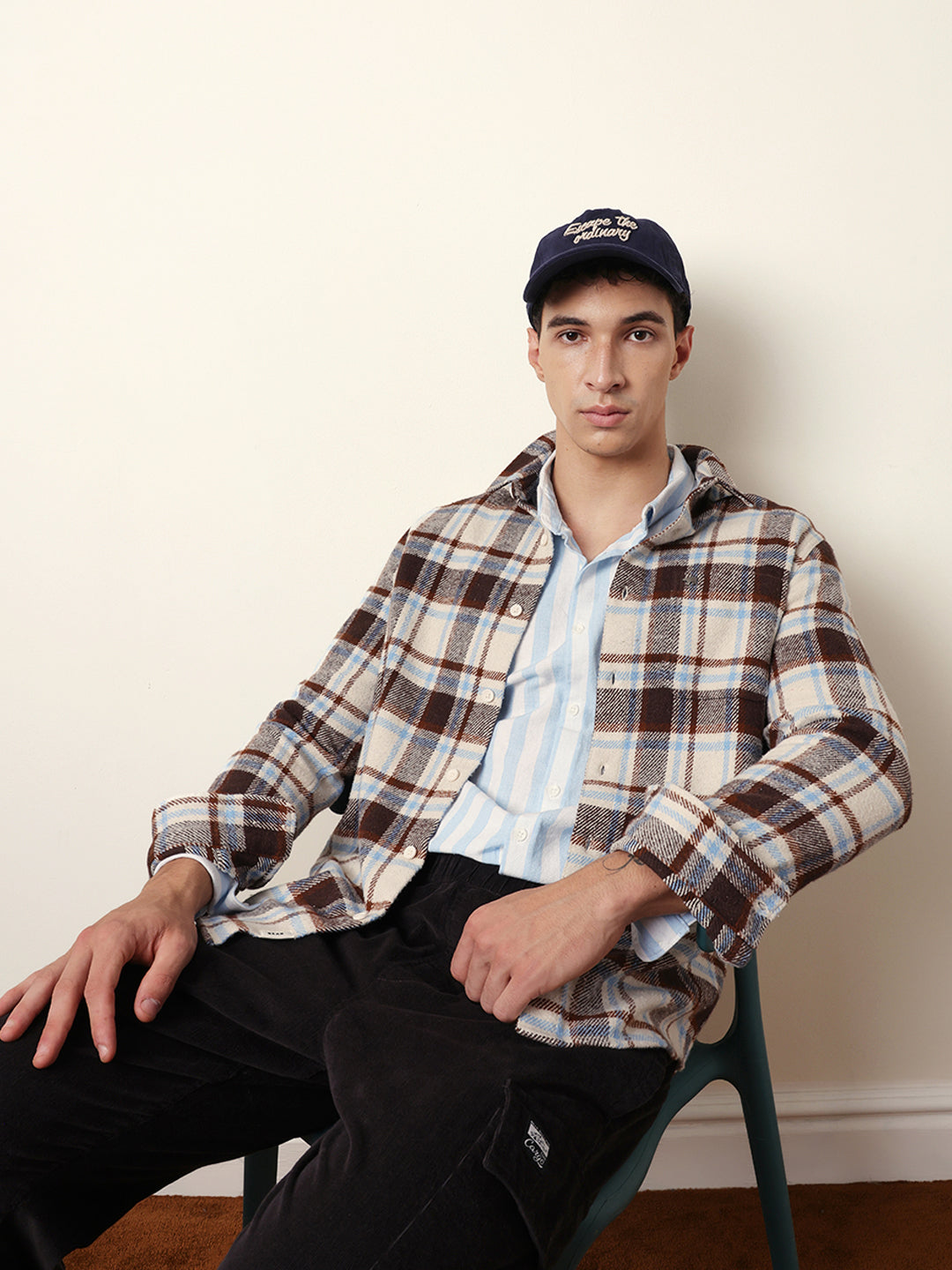 multicolor regular fit checked flannel casual shirt multicolor regular fit checked flannel casual shirt