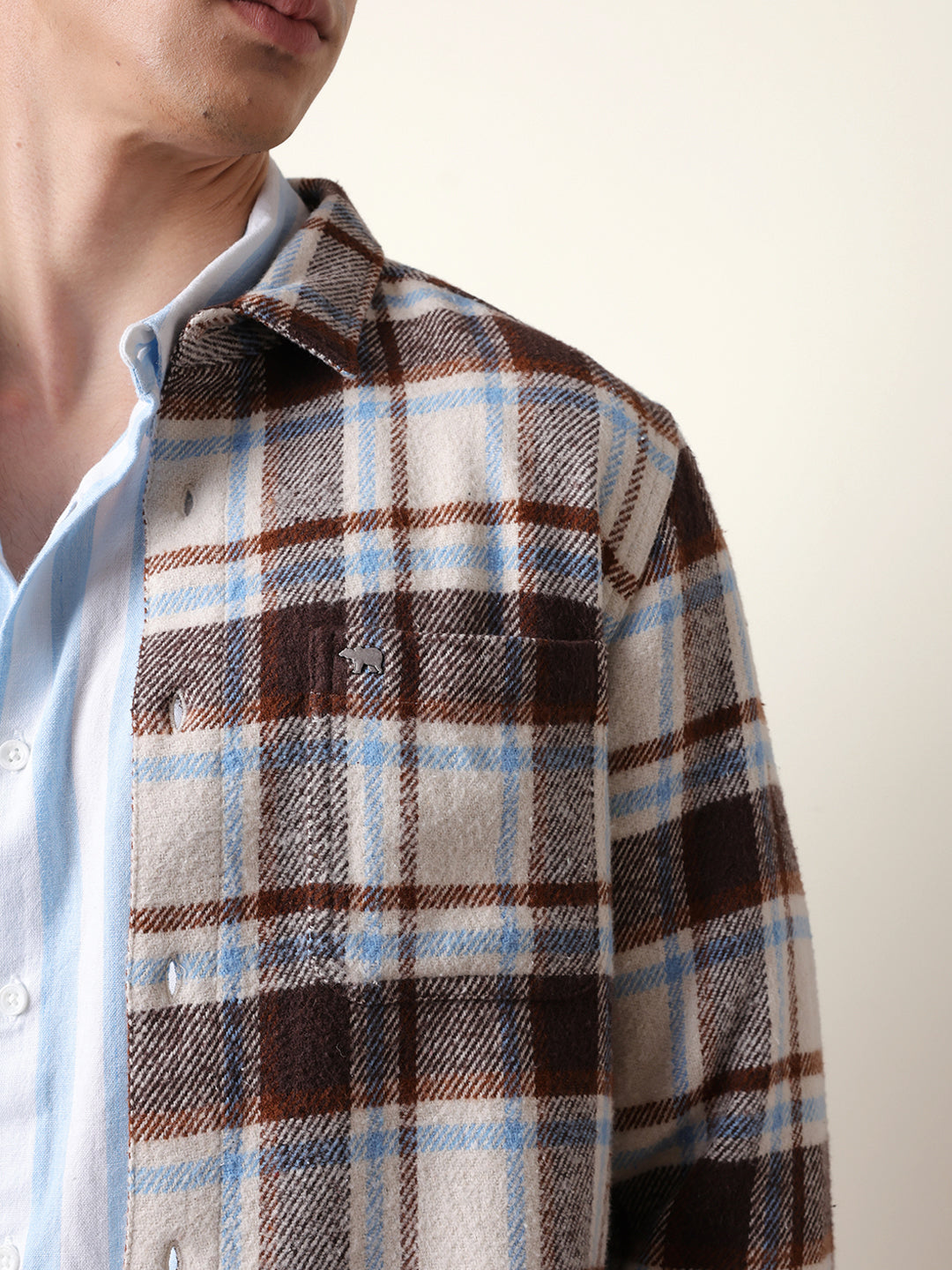 multicolor regular fit checked flannel casual shirt multicolor regular fit checked flannel casual shirt